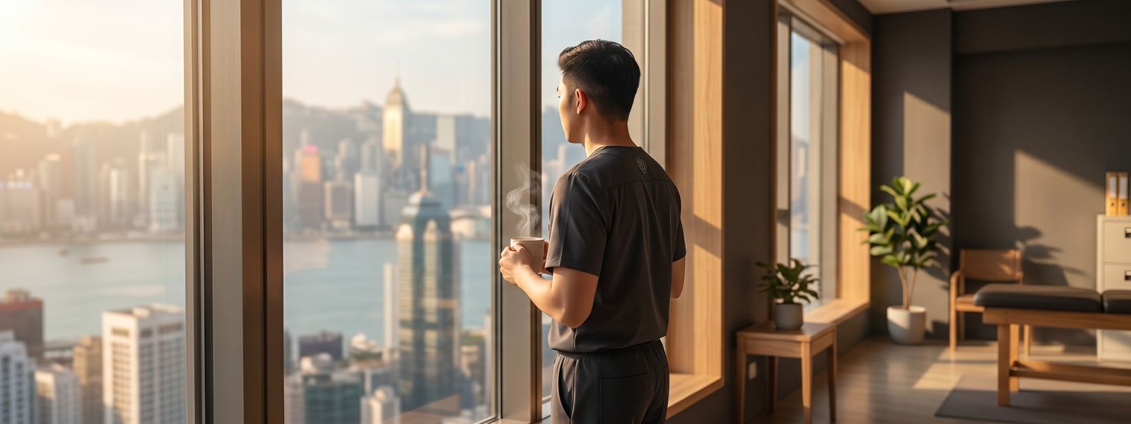 Dr. Ronan Chan, chiropractor and founder of Ethica Health, Central Hong Kong